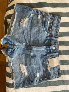 Madewell Relaxed Mid Rise Denim Shorts W27